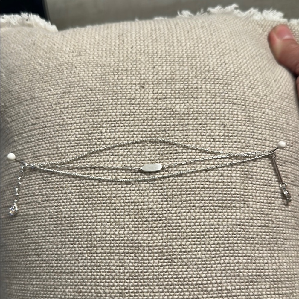 Kendra Scott 3 strand silver bracelet